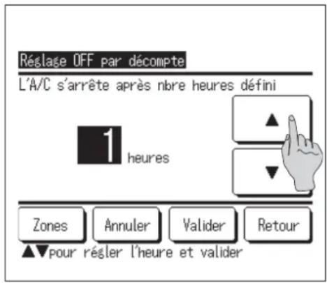 MITSUBISHI RC-EXZ3D - ■ Réglage OFF par décompte - 1
