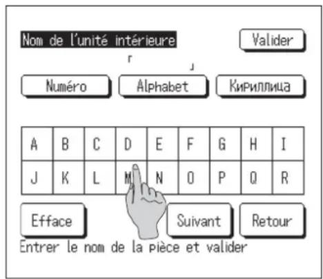 MITSUBISHI RC-EXZ3D - ② Nom de l'unité interieure - 2