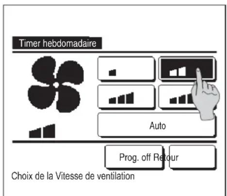 MITSUBISHI RC-EXZ3D - Sélectionner la température souhaitée (par intervalles de 1^ ) à - 1