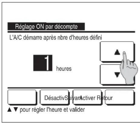 MITSUBISHI RC-EXZ3D - Réglage ON par décompte - 1