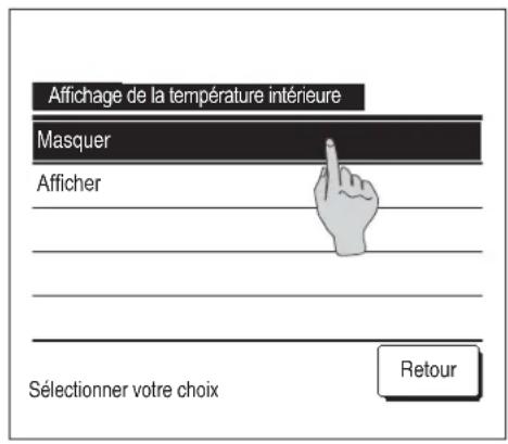MITSUBISHI RC-EXZ3D - ③ Affichage de la température interieure - 1