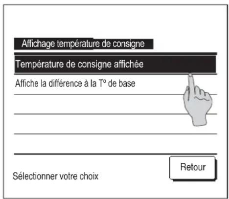 MITSUBISHI RC-EXZ3D - ■ Afficher la température de consigne - 1