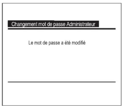 MITSUBISHI RC-EXZ3D - Changement mot de passage Administrateur - 2