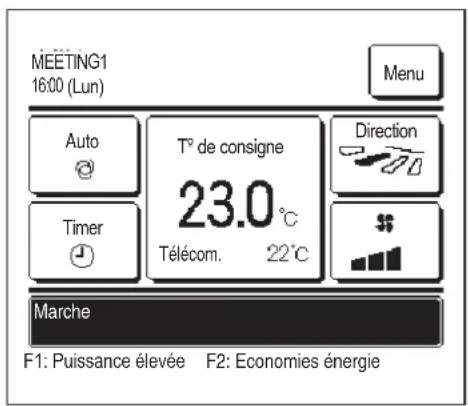 MITSUBISHI RC-EXZ3D - ③ Affichage de la température interieure - 2