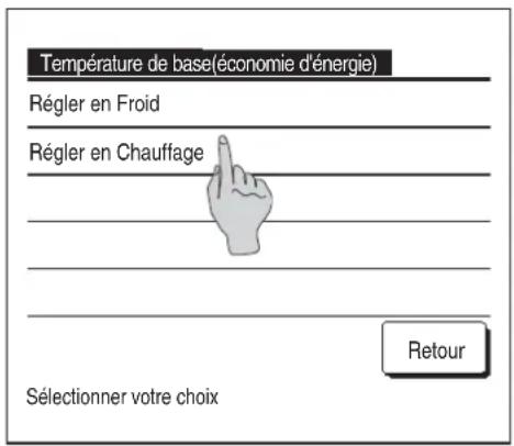 MITSUBISHI RC-EXZ3D - ■ Température de base(economie d'énergie) - 1
