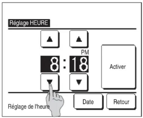MITSUBISHI RC-EXZ3D - Réglage HEURE - 2