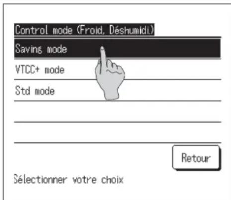 MITSUBISHI RC-EXZ3D - Mode de contrôle et niveau Éco - 3