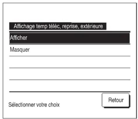 MITSUBISHI RC-EXZ3D - ⑧ Affichage temp teléc, reprise, extérieure - 1