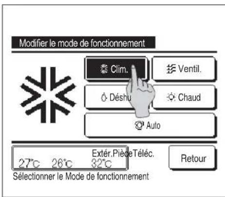 MITSUBISHI RC-EXZ3D - Modifier le mode de fonctionnement - 2