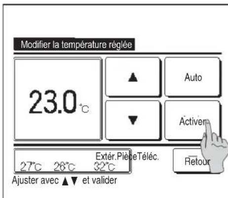 MITSUBISHI RC-EXZ3D - Modes de fonctionnement sur les écrans du menu - 4