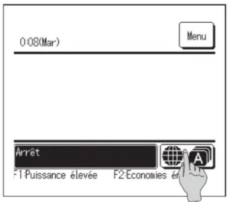 MITSUBISHI RC-EXZ3D - [Sélectionnez la langue avec la touche - 1