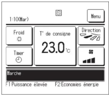 MITSUBISHI RC-EXZ3D - Limitations sur les télécommandes secondaires - 1