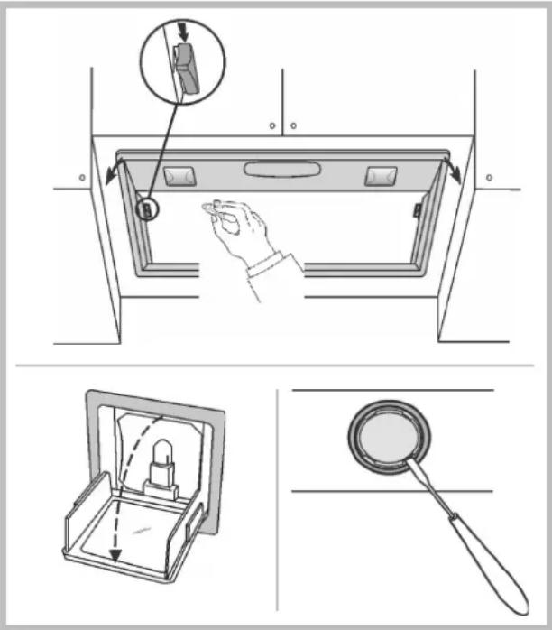 SMEG P592 - Vervanging van de koolstofffilter - 3