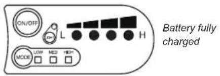 TELEFUNKEN Kompakt F810 - Battery display - 1