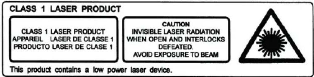 THOMSON DS121CD - WARNING: - 1