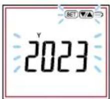 TANITA BC-333LE - Einstellen von Datum und Uhrzeit - 1