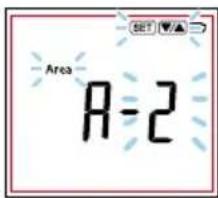TANITA BC-333LE - Stel uw locatiecode in - 1