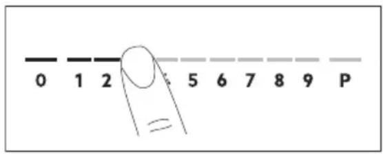 ELECTROLUX EIV85456 - Heat setting - 1
