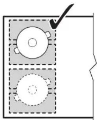 ELECTROLUX EIV85456 - Diameter and position of the cookware - 4
