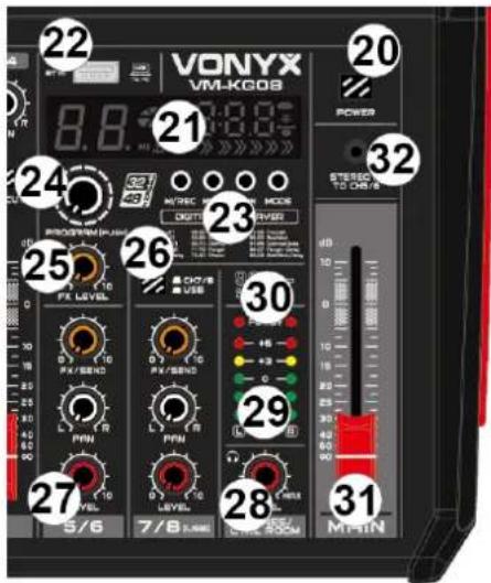 Vonyx VM-KG08 - MP3 BUTTON CLUSTER - 1