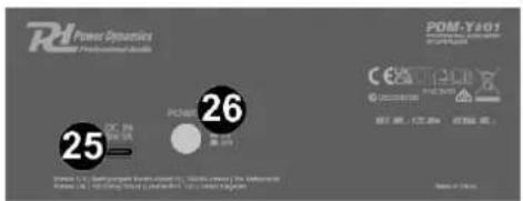 Power Dynamics PDM-Y801 - STEREO/MONO EN HOOFDVOLUME - 2