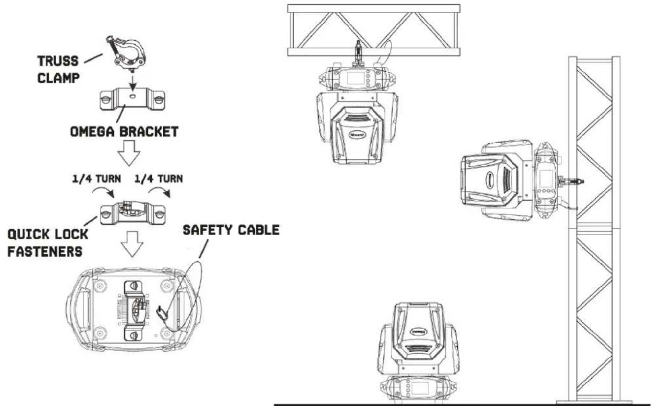 BeamZ Fuze 75 Beam - FIXATION - 1