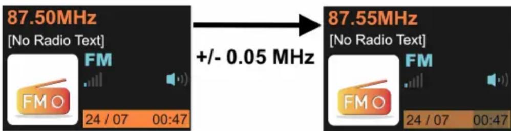 ALBRECHT DR 866 - Setting the FM frequency manually - 1