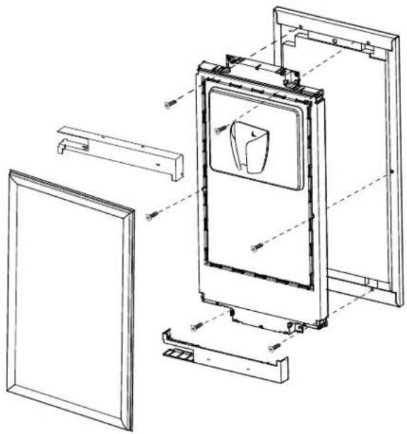 GE UNC15NPWII - INSTALLER LE PANNEAU DE PORTE (suite) - 1