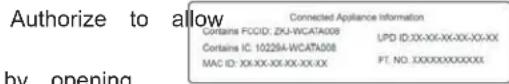 GE UNC15NPWII - Icemakers Models with UPD ID Label: - 1