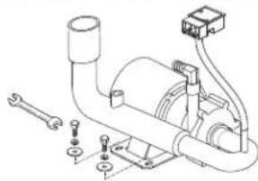GE UNC15NPWII - INSTALL THE DRAIN PUMP (Cont.) - 1