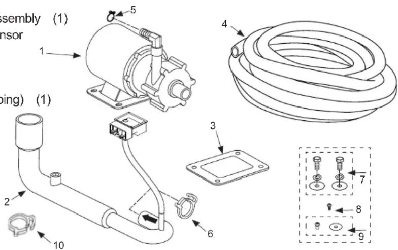 GE UNC15NPWII - KIT CONTENTS: - 1
