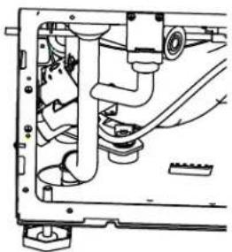 GE UNC15NPWII - A: Drain de plancher sous l'appareil - 1