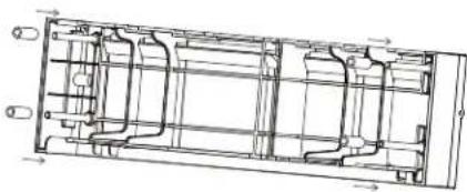GE UNC15NPWII - TOE KICK LOCATION - 3