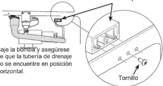GE UNC15NPWII - CONECTE LA BOMBA DE DESAGÜE A LA MÁQUINA DE HIELO (Cont.) Ensamble del - 3