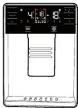 BEKO GN1426240ZDXBRN - Източване на вода от диспенсър - 3