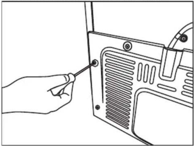 BEKO GN1426240ZDXBRN - Installazione dei cunei in plastica I cunei in plastica forniti in dotazione col prodotto vengono usati per creare la distanza che consenta la circolazione dell'aria fra il prodotto e la parete posteriore. - 1