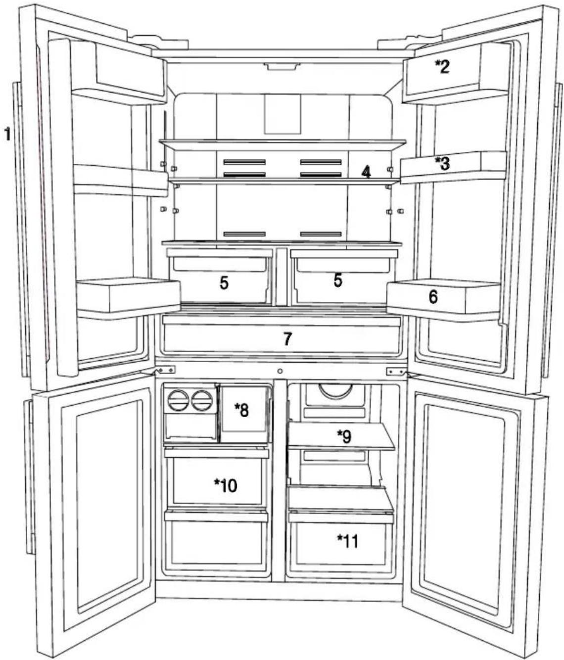 BEKO GN1426240ZDXBRN - Ψυγείο - 1