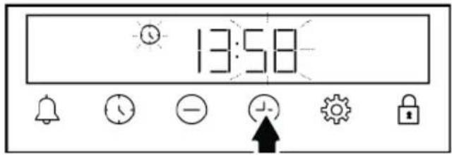 BEKO BBISA13300XMPE - Modificarea orei exacte - 3