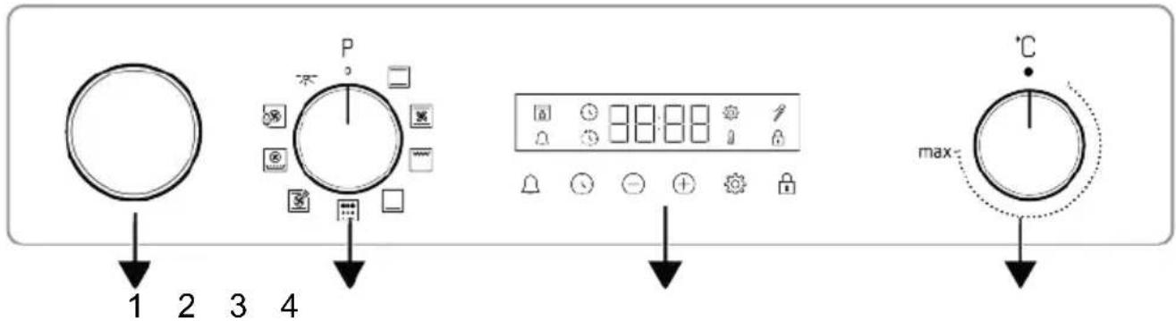 BEKO BBISA13300XMPE - Panoul de control - 1
