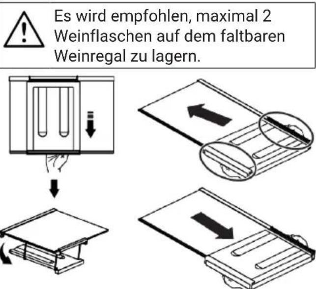 BEKO KG515 - Faltbares Weinregal - 1