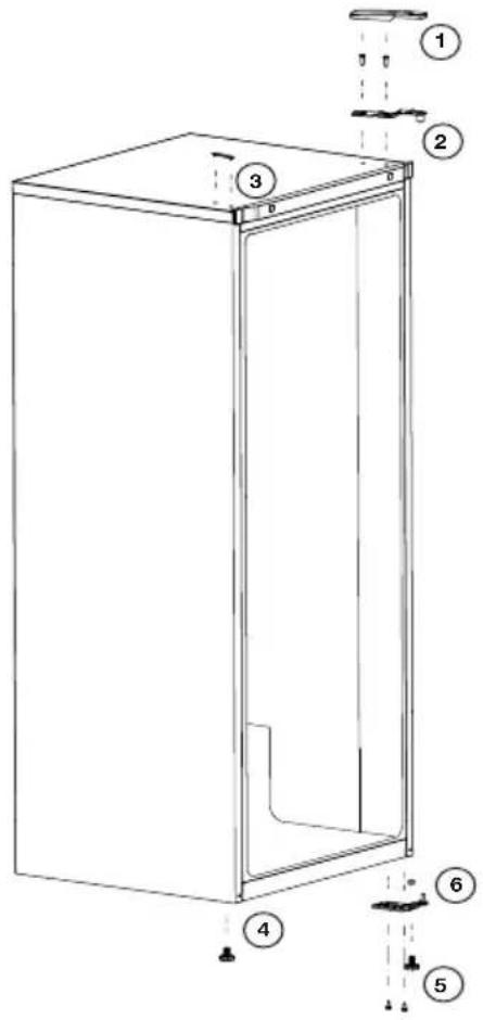 BEKO RSSE265K40SN - Ovien uudelleen sijoitus - 1