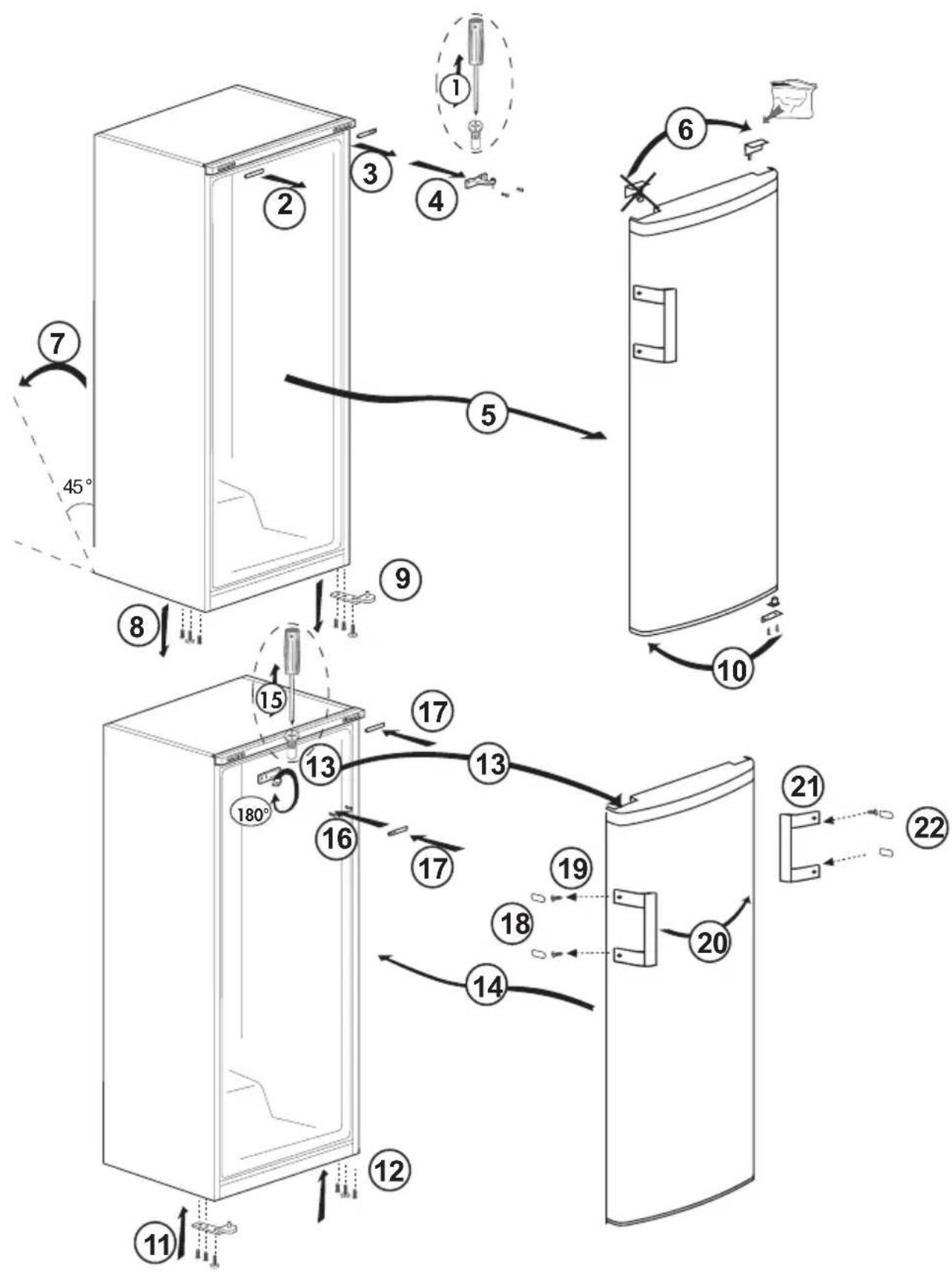 BEKO RSSE265K40SN - Vzvratno vrat - 2