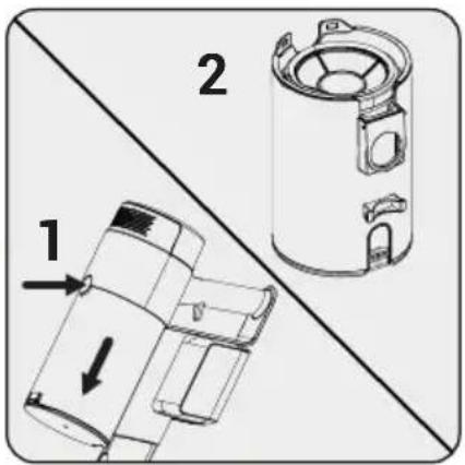 BEKO VRT 76325 VW - Cleaning the Dust container and Filters - 5