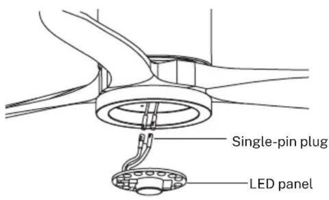 Create Wind Calm - LED LIGHT PANEL AND LAMP SHADE ASSEMBLY - 1