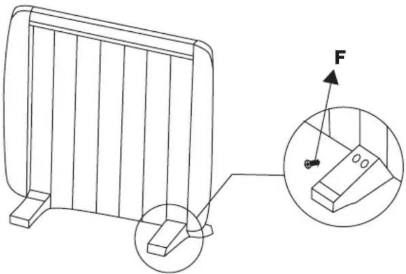 Create Warm Slim 2000 - INSTALLING THE FEET - 1
