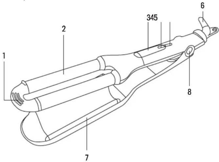 Create Curler Ceramic - LISTADO DE PARTES - 1