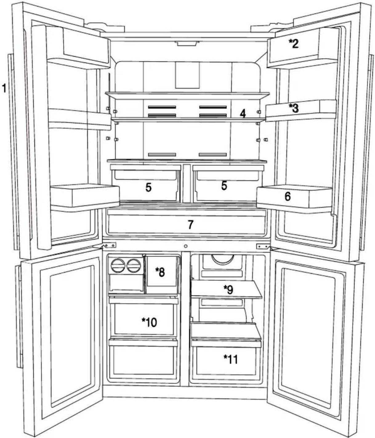BEKO GN1426240ZDXN - Su frigorífico - 1