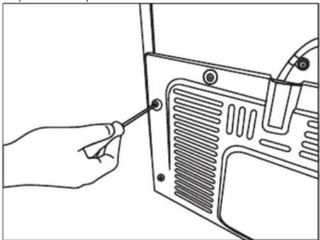 BEKO GN1426240ZDXN - Instalarea penelor de fixare din plastic - 1