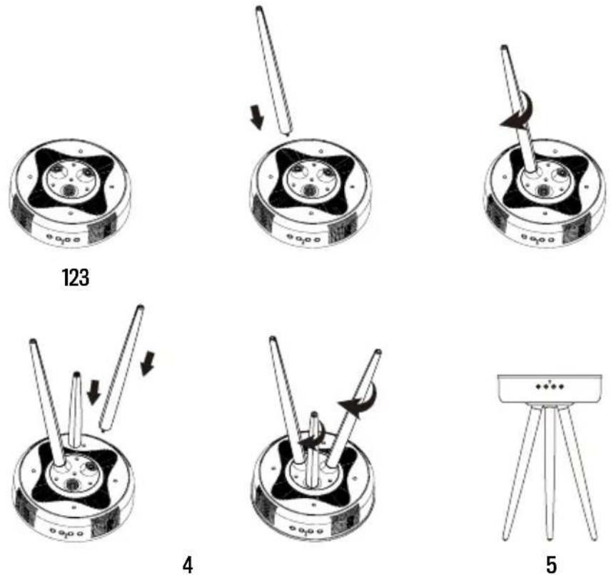 Create Speaker Table 360 - PASOS DE MONTAJE - 1