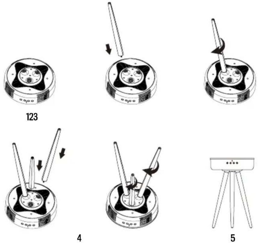 Create Speaker Table 360 - FASI DI MONTAGGIO - 1